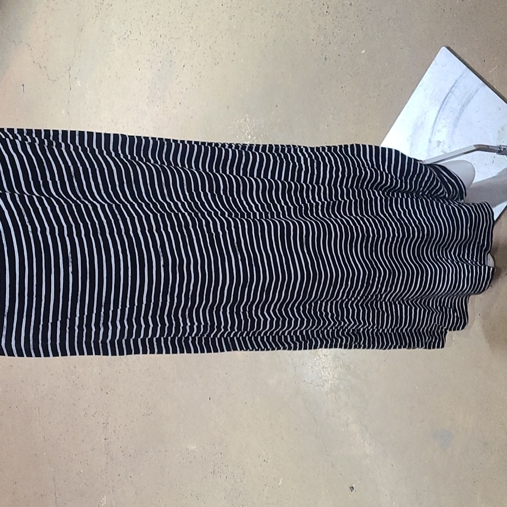 NWT APT.9 Striped Asymmetrical Maxi Dress - Picture 5 of 9